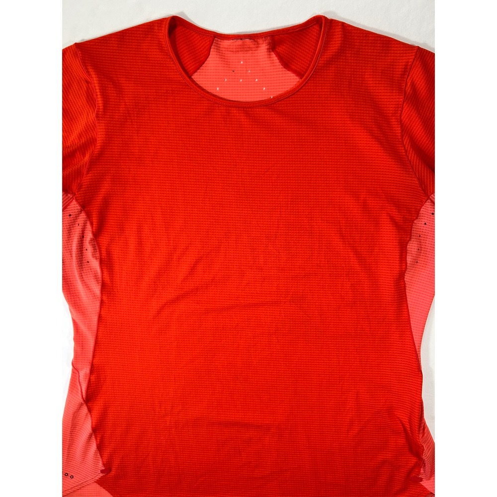 Rab Sonic Tee Women's Red Technical Short Sleeve Running Hiking Shirt QBL-01
